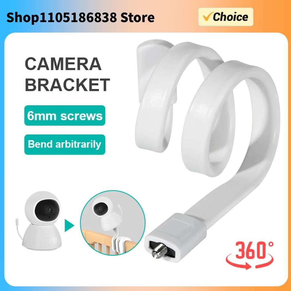 Wearable Baby Monitor - Gewindeter Schwanenhals-Kamerahalter M6 Ständer Multifunktionaler Halter
