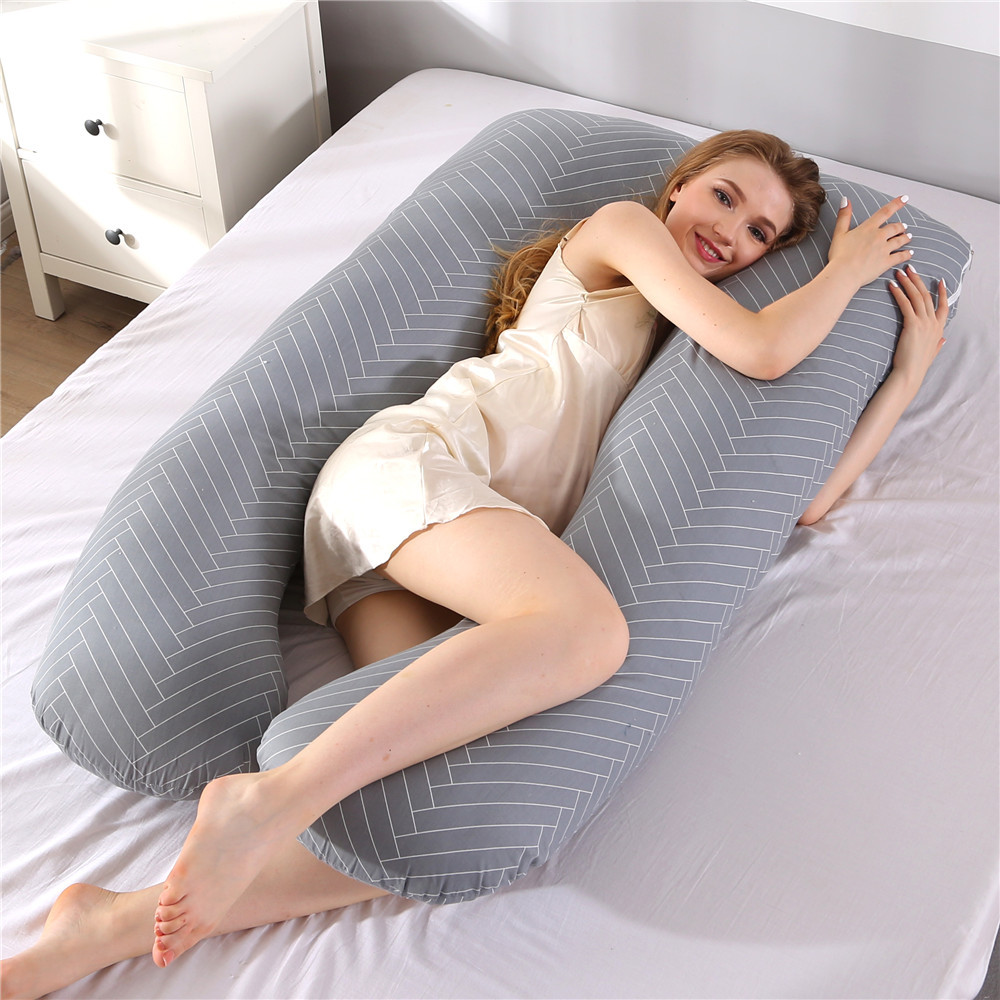 Baby Nursery Pillow - Schwangerschaftskissen, 130 x 70 cm, schlafendes