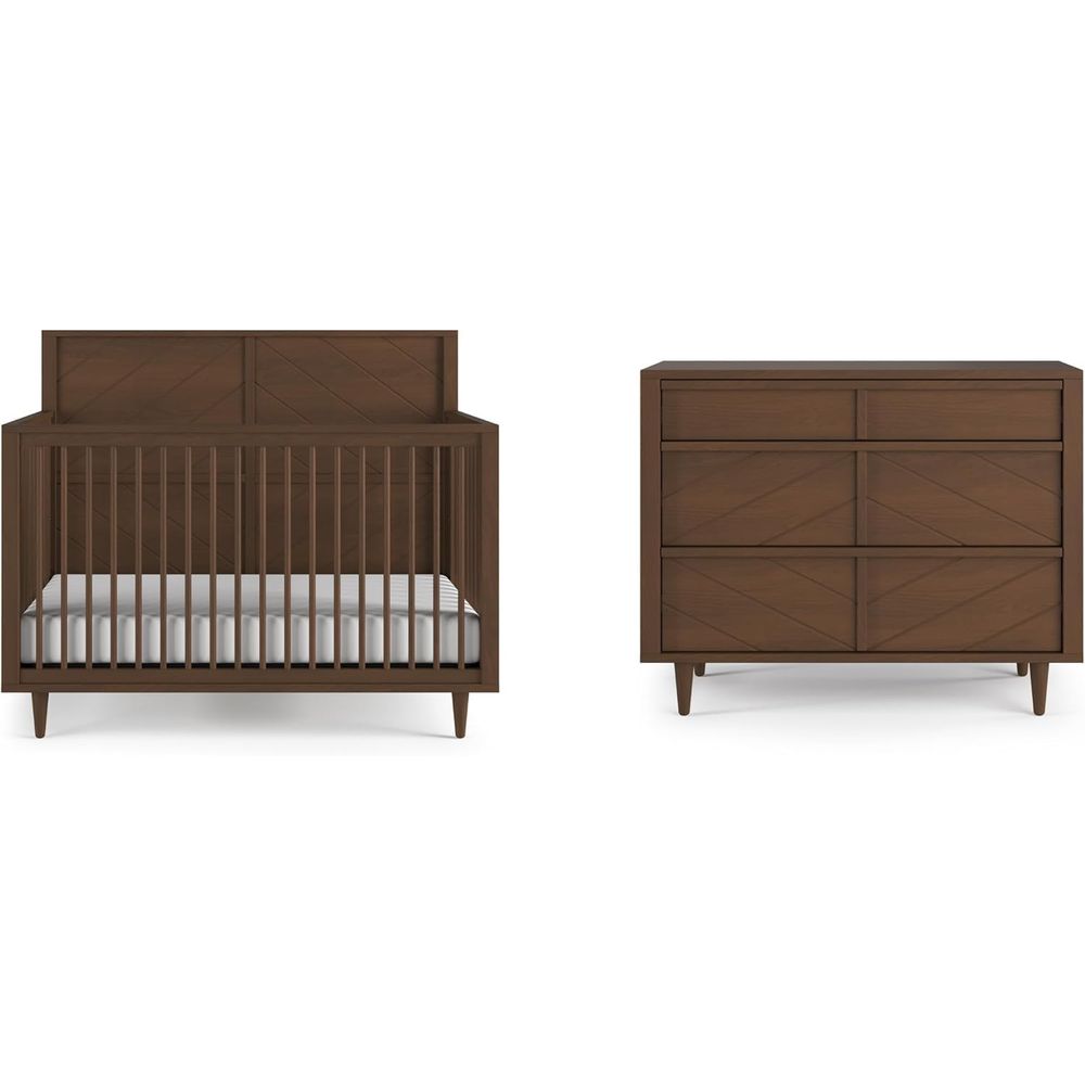 Baby Nursery Kit - Surrey Hill Design 4-in-1 Konvertierbares Babybett-Set,