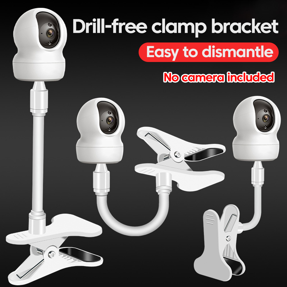 Baby Nursery Camera - Tragbare, flexible Kameraklemmhalterung, Babyphone-Kamerahalter, Ständer, Webcam-Monitor,