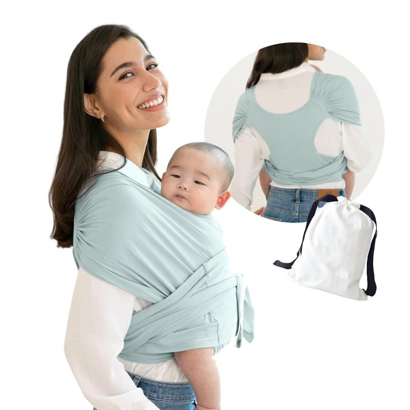 Baby Wrap Stretchy - 1-teiliger verstellbarer, dehnbarer Trägergürtel für Neugeborene,