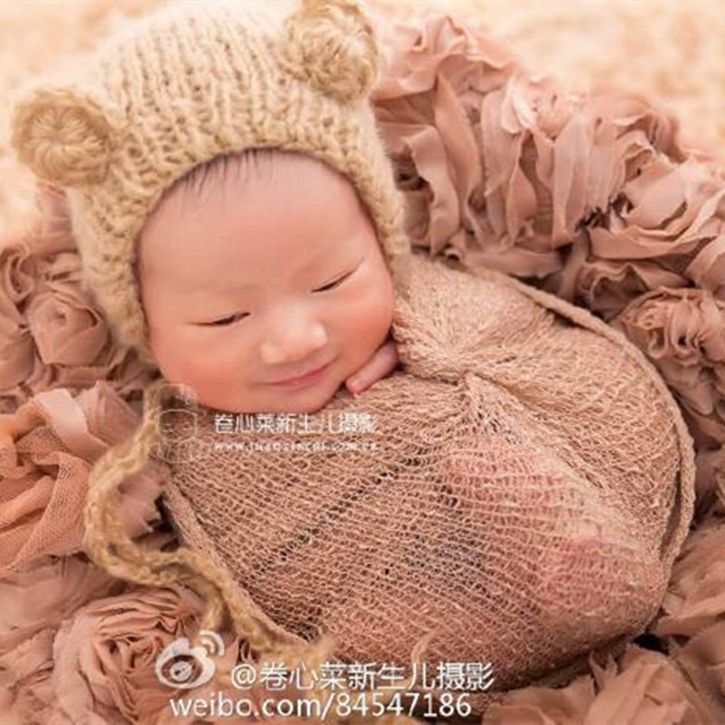 Baby Wrap Stretchy - 20 Stück Neugeborenen-Pucktücher 40cm X 150cm