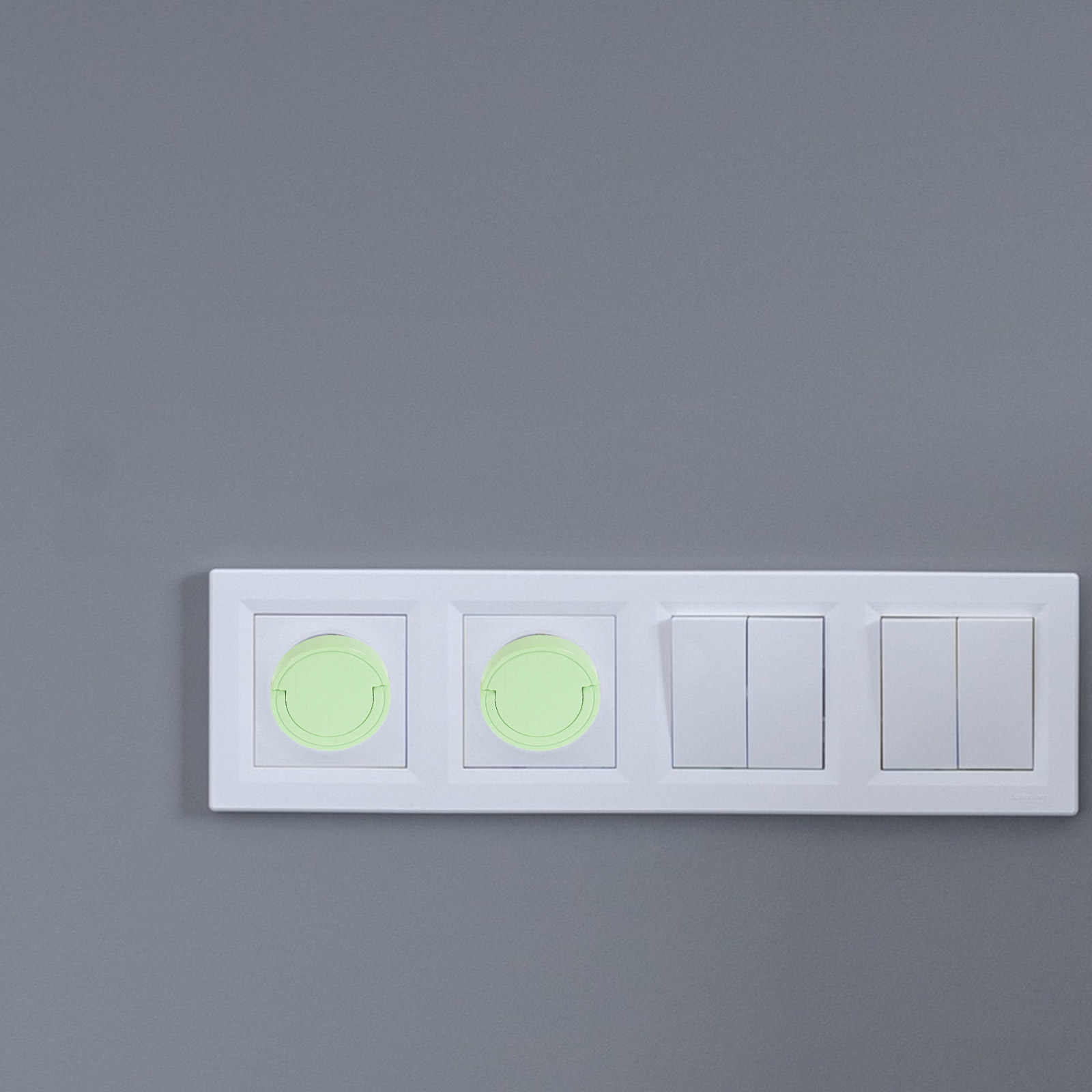 Outlet Cover Childproof - 8 Stück Kindersicherungs-Steckdosenschutz, Steckdosenschutzabdeckung, Babysicherung gegen