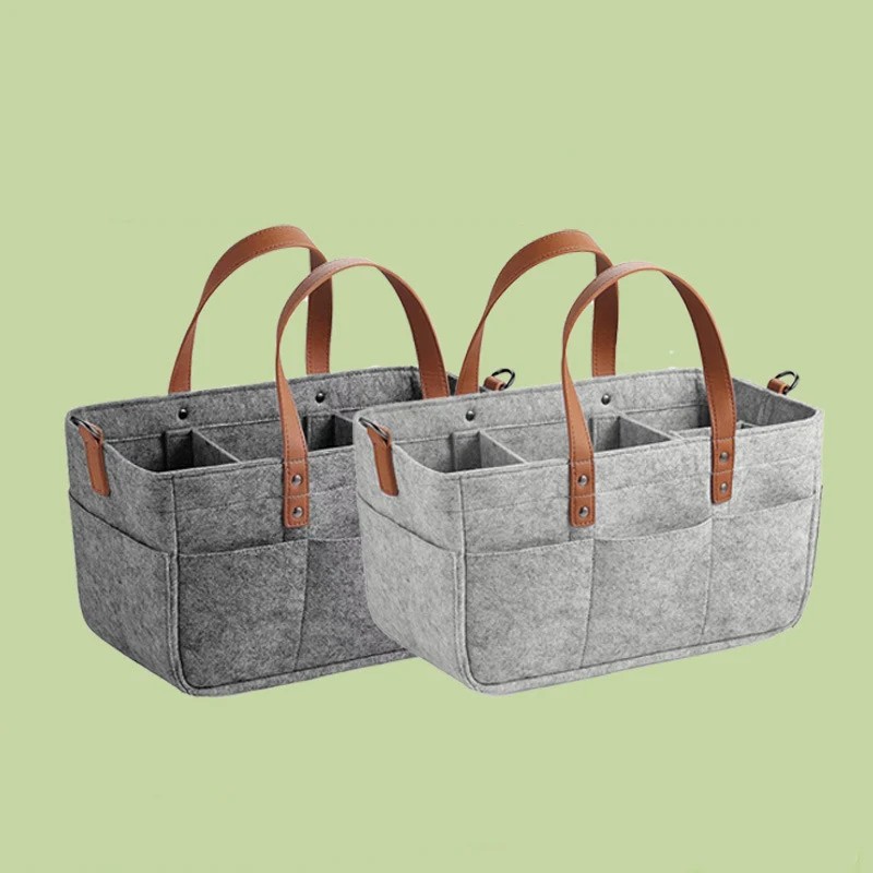 Baby Nursery Handles - Windel-Organizer für das Kinderzimmer, mehrschichtige Filztasche