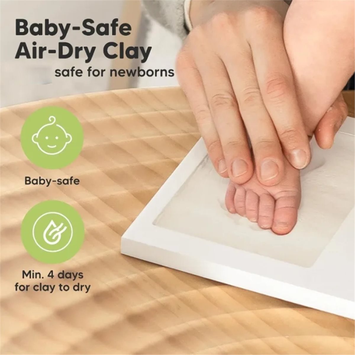 Baby Nursery Kit - Y69A Baby Handabdruck & Fußabdruck Andenken-Set