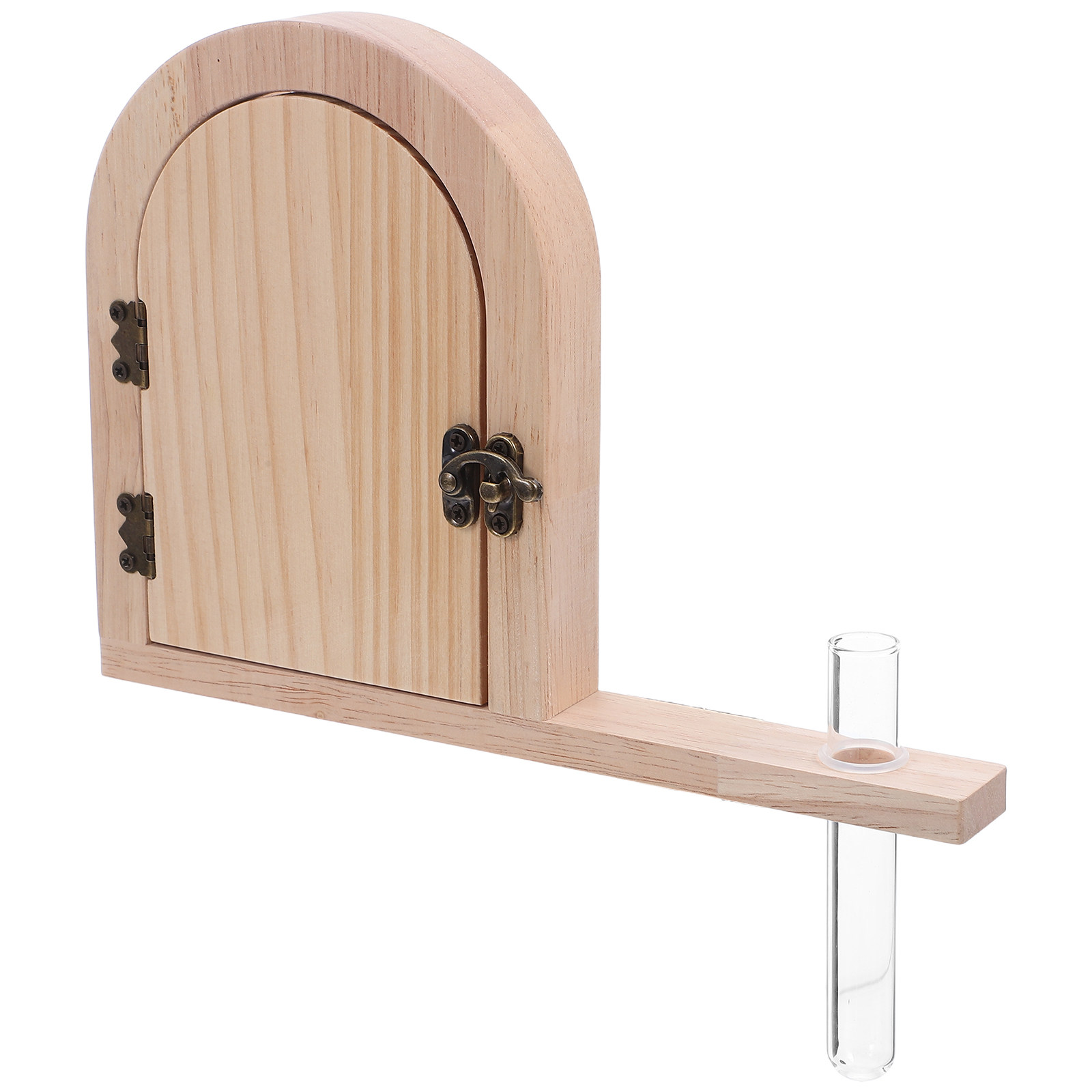 Baby Nursery Vase - Feentür-Holz-Steckdosenabdeckung Rustikaler Steckdosenschutz Kindersicher Baby-Schutz mit