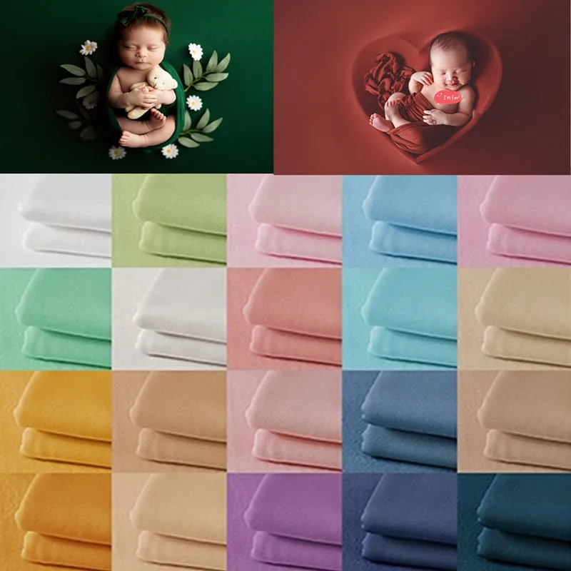 Baby Wrap Stretchy - 150*170cm Neugeborenen Fotografie Requisiten Baby decke