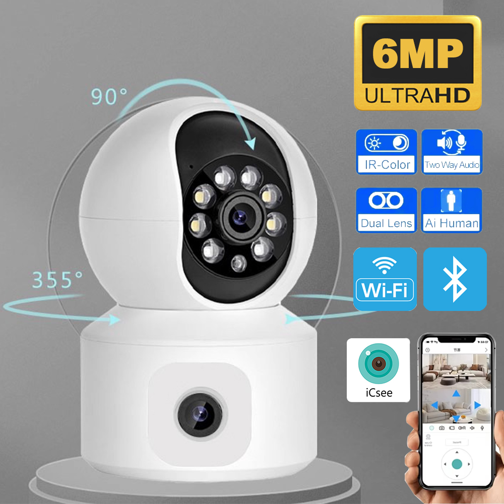 6MP ICSEE WLAN-IP-Kamera mit D – Baby Nursery Camera Bewertung und Preis