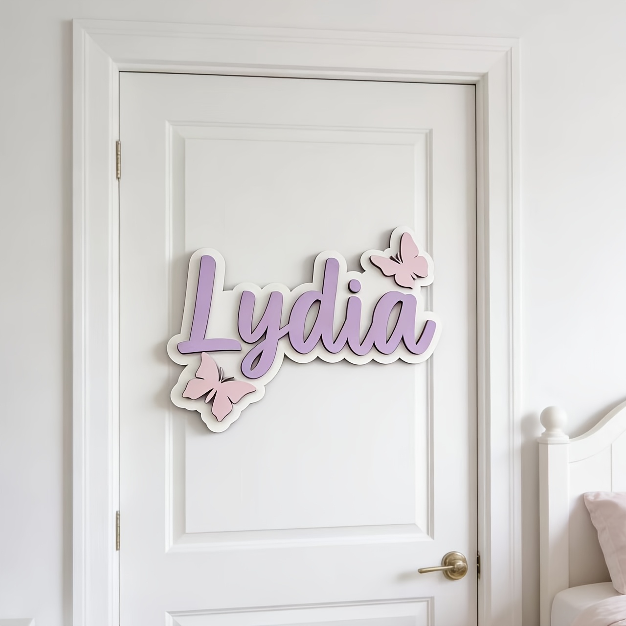 Personalisiertes blau-rosa Sch – Baby Nursery Sign Bewertung und Preis