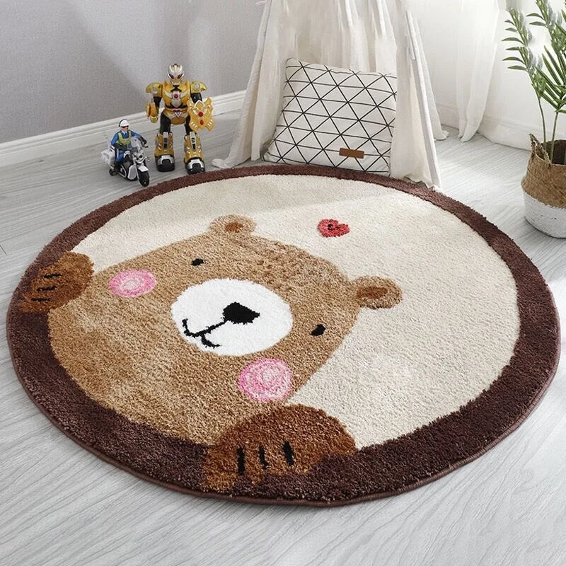 VIKAMA Cartoon Runde Imitation – Baby Nursery Rug Bewertung und Preis