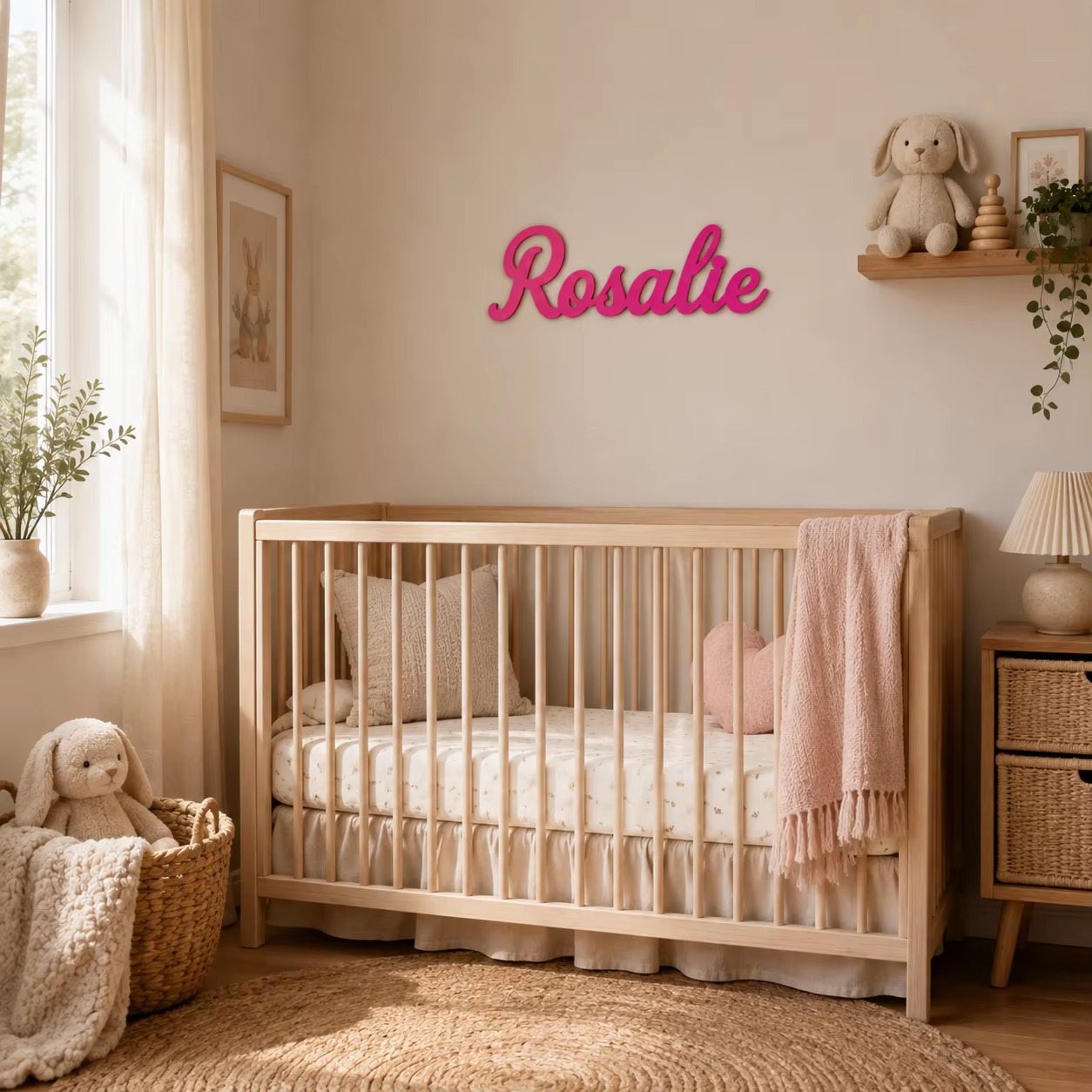 Personalisiertes Holzschild mi – Baby Nursery Sign Bewertung und Preis