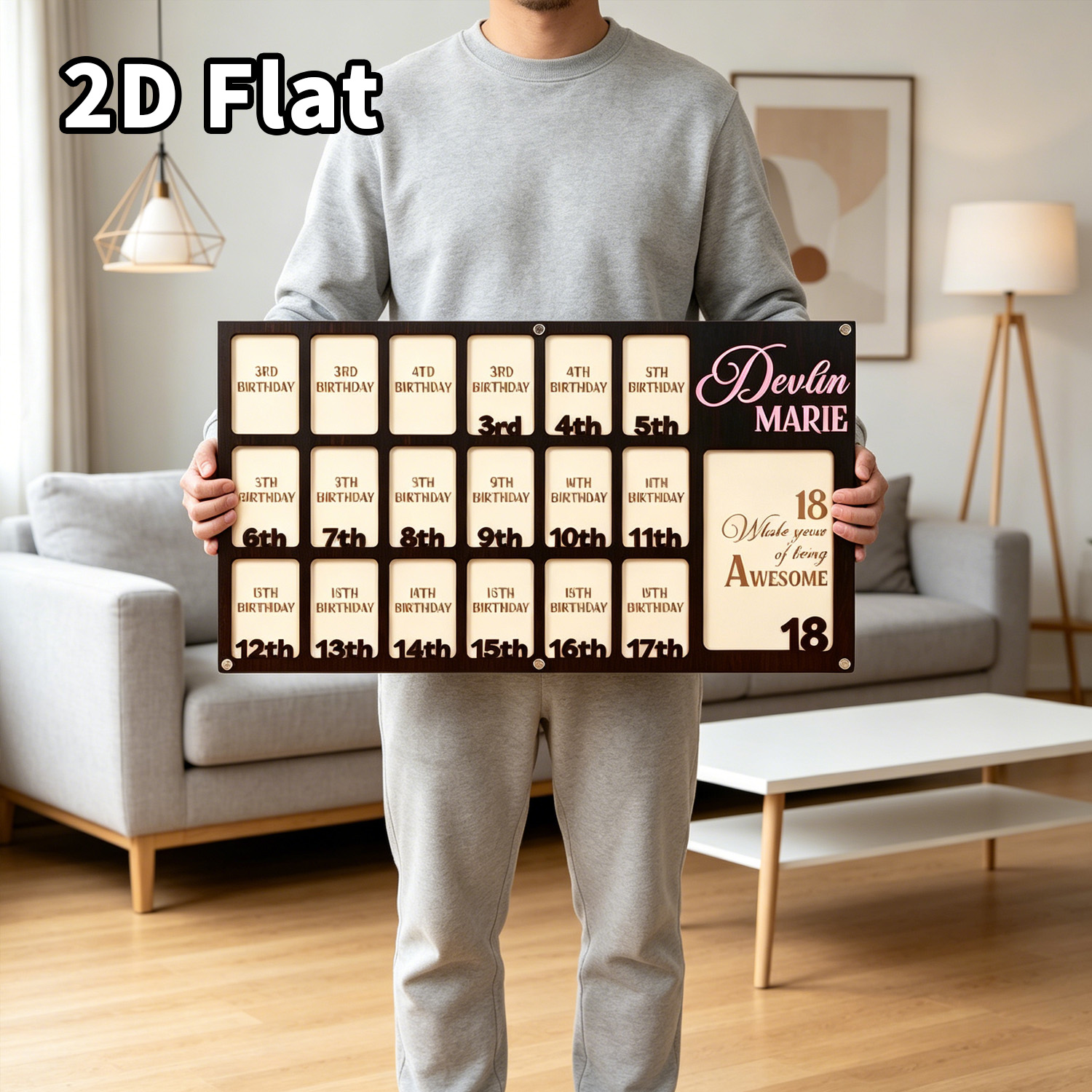 1 Stück Personalisierter Holz- – Baby Nursery Sign Bewertung und Preis
