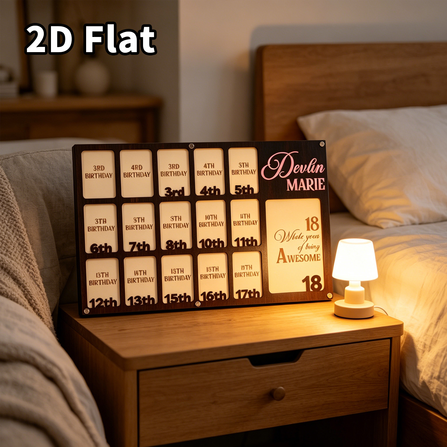 1 Stück Personalisierter Holz- – Baby Nursery Sign Bewertung und Preis