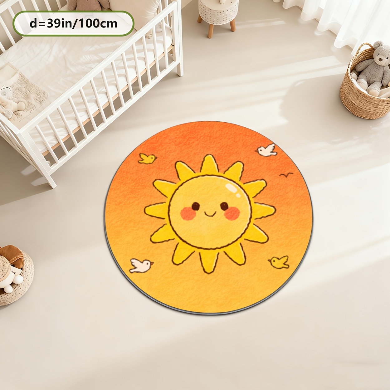 Kinder Runder Sonnenteppich Ge – Baby Nursery Rug Bewertung und Preis