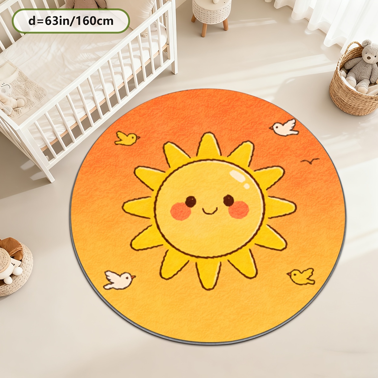 Kinder Runder Sonnenteppich Ge – Baby Nursery Rug Bewertung und Preis