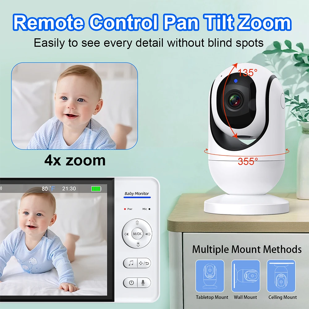 Kein WiFi 7 Zoll Babyphone 2-W – Wearable Baby Monitor Bewertung und Preis