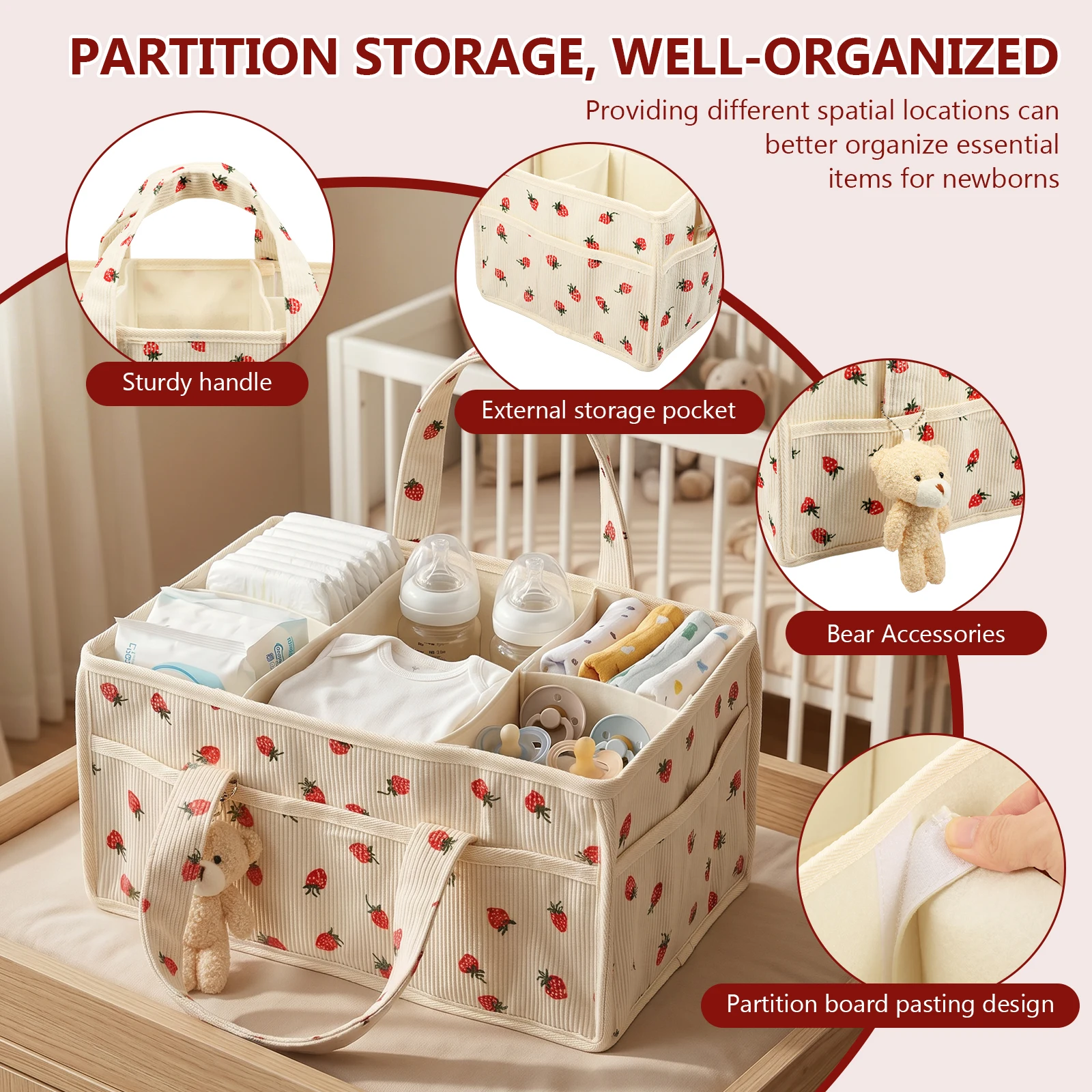 Baby-Windel- und Feuchttücherk – Baby Nursery Handles Bewertung und Preis