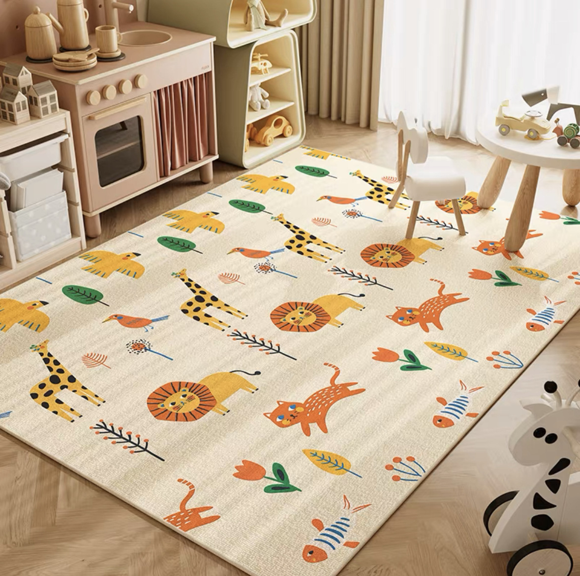 VIKAMA Neutrale Cartoon-Löwen- – Baby Nursery Rug Bewertung und Preis
