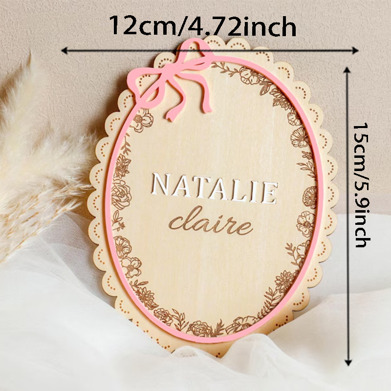 1 Stück Holz-Namensschild für  – Baby Nursery Sign Bewertung und Preis