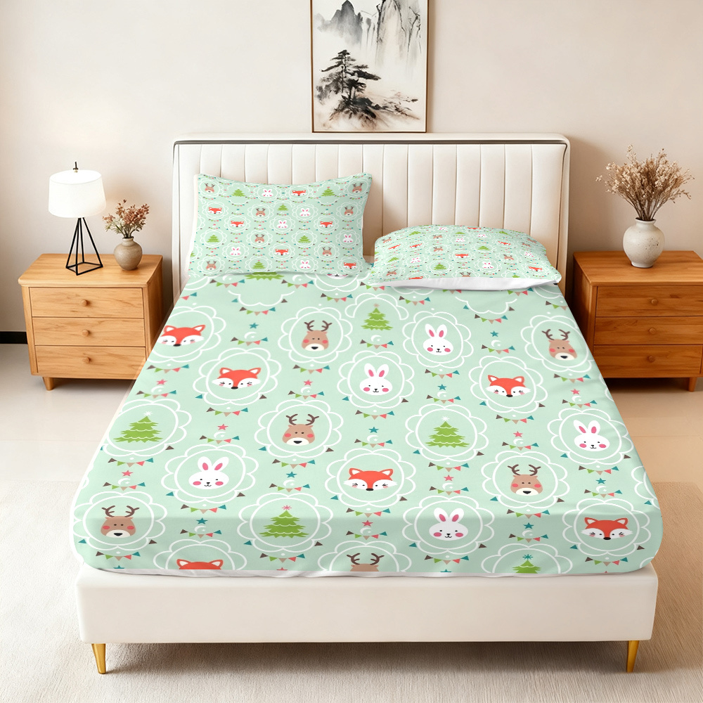 Weihnachtsbaum-Bettwäsche-Set  – Baby Nursery Forest Theme Bewertung und Preis