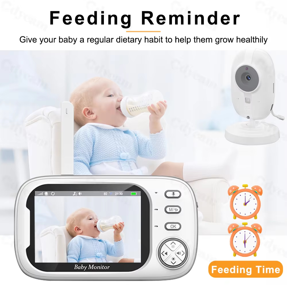3,5-Zoll-Babyphone mit Kamera  – Wearable Baby Monitor Bewertung und Preis