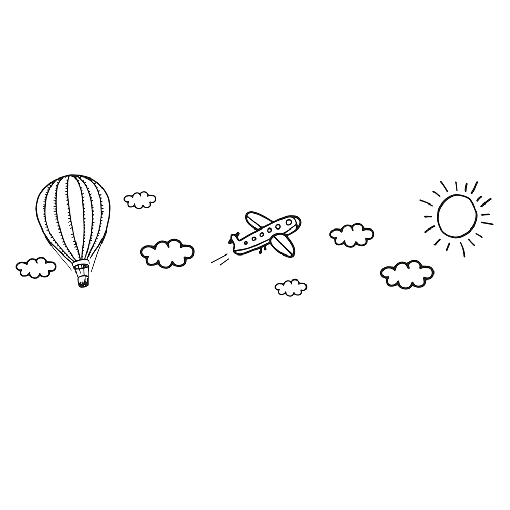 Doodle Kinder Wandtattoo Flugz – Baby Nursery Murals Bewertung und Preis
