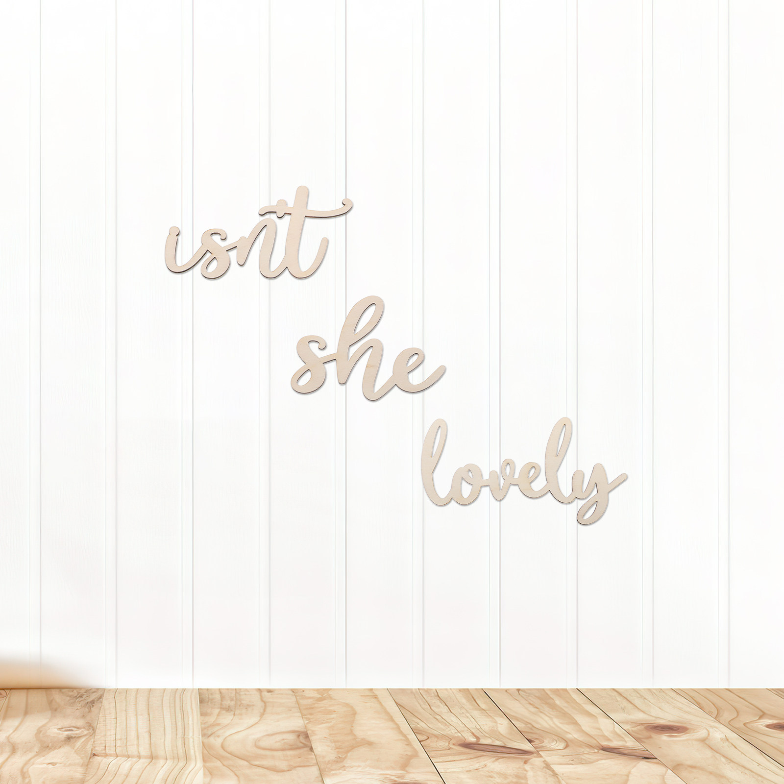 Holzschild Holz-Wandaufkleber  – Baby Nursery Sign Bewertung und Preis