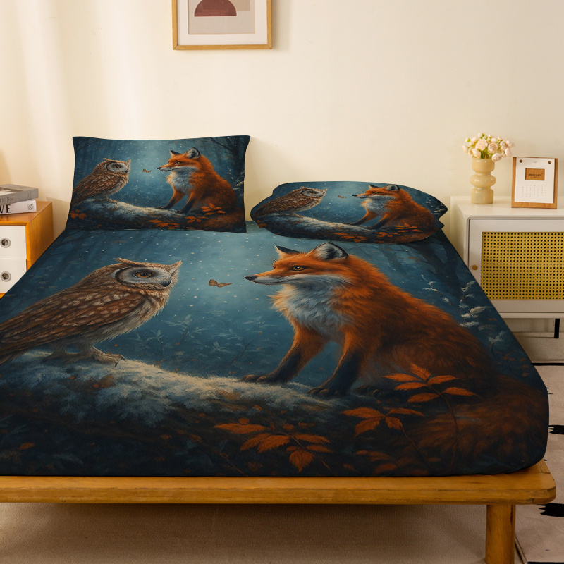 Eulen-Fuchs-Wald-Matratzenscho – Baby Nursery Forest Theme Bewertung und Preis