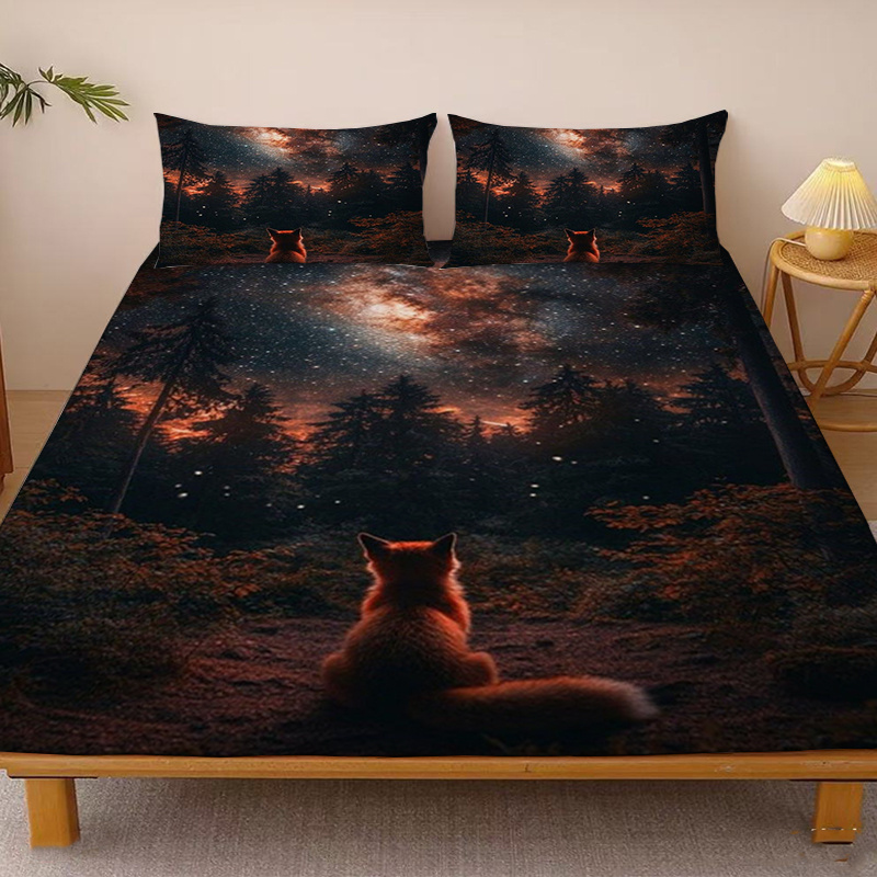 Forstfuchs blickt auf die Ster – Baby Nursery Forest Theme Bewertung und Preis