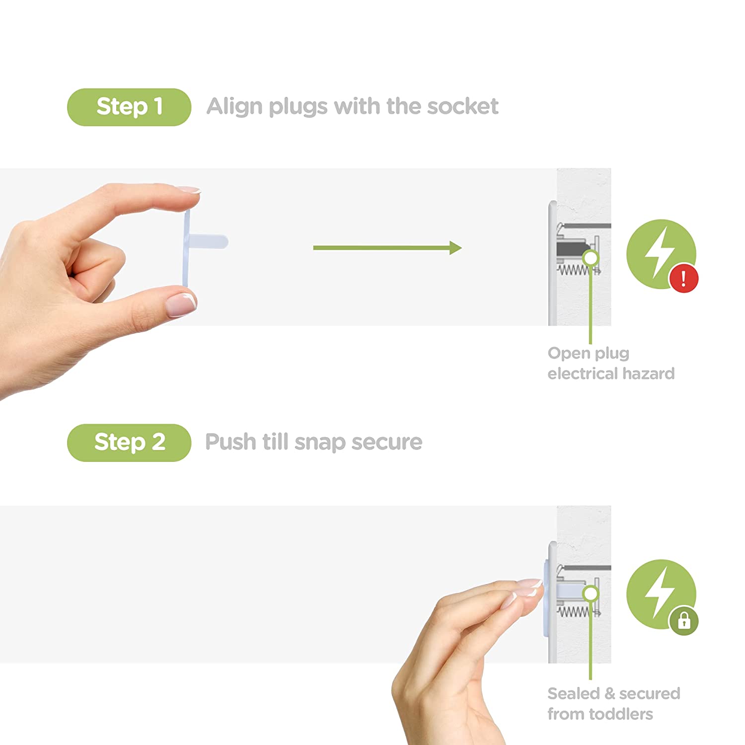 10 Stück Steckdosenabdeckungen – Outlet Cover Childproof Bewertung und Preis