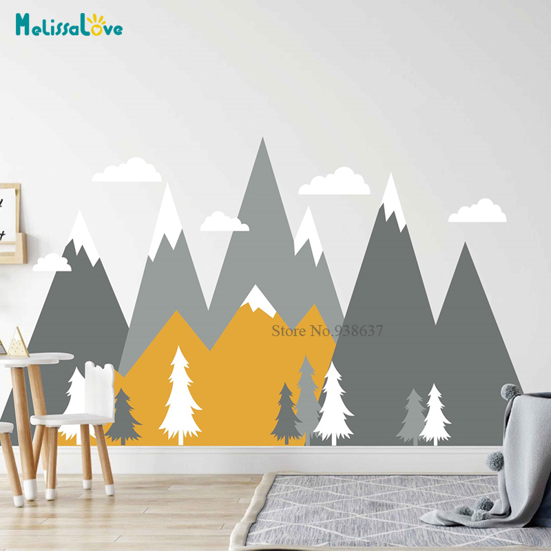 Kindergarten Abenteuer Berg Wa – Baby Nursery Murals Bewertung und Preis